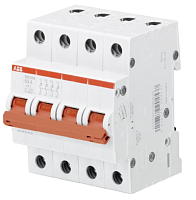Выключатель нагрузки SHD204/50, 4P, 50A, 10kA, 4M ABB