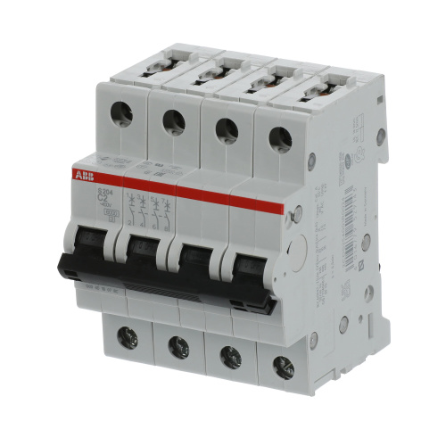 Автоматический выключатель ABB S204-C2 4P C 2A 10kA 4M