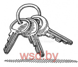 Ключ для замка WE040