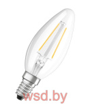Лампа светодиодная LEDSCLB40D 5W/827 230V FIL E14 10X1 OSRAM