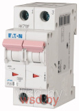 Автоматический выключатель EATON PL6-B2/2, 2P, 2A, B, 6kA, 2M