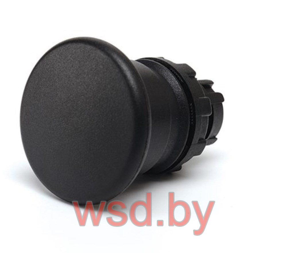 Головка кнопки CP, черная, без фиксации, плоская, 22mm, IP65