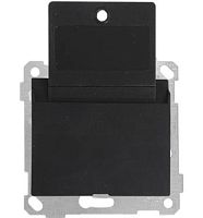 Выключатель Mutlusan Rita с ключом-карточкой с выдержкой времени, черный мат Выключатель Mutlusan Rita с ключом-карточкой с выдержкой времени, черный мат