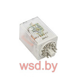 Реле R15-2013-23-1024-WT, 3CO, 10A(250VAC), 24VDC, мех. инд., тест-кнопка