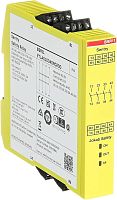 Реле безопасности ABB Sentry SSR10, 24VDC, одно/двухканальное, 3NO+1NС (5A-AC15), LED, 22.5mm