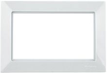 Рамка Mutlusan Candela двойной розетки, к механизмам серии 21, белый