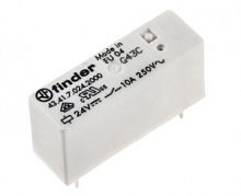 Низкопрофильное реле Finder 434170242000, 1CO, 10A(250VAC/30VDC), 24VDC