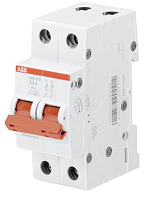 Выключатель нагрузки SHD202/25, 2P, 25A, 10kA, 2M ABB