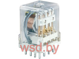 Реле R15-3014-23-1220-K, 4CO, 10A(250VAC/24VDC), AgSnO2, 220VDC, тест-кнопка без блок.