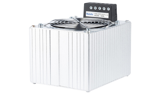 Нагреватель Natсlic APH 1500W полупроводниковый в алюм. корпусе с вентилятором и термостатом, 230VAC, винт. клемма, на дин-рейку