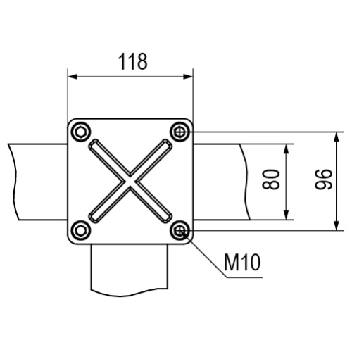 Зажим DKC для присоединения шины до 80 мм фото 2