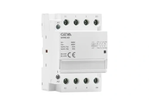 Контактор модульный GEYA GYHC-4P, 63A, 2NO+2NC, 24VDC, 3M