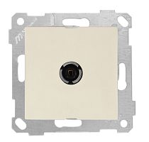 Розетка Mutlusan Rita TV, проходная, слоновая кость Розетка Mutlusan Rita TV, проходная, слоновая кость