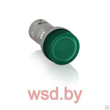 Светосигнальная арматура CL2-523G, зеленая, 230VAC, IP66, 22mm