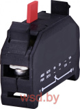 Блок-контакт 1NO, 6A 230VAC/24VDC, монтаж на адаптер, для PB3 серии
