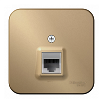 BLANCA Открытой Установки РОЗЕТКА телефонная RJ11, ТИТАН (Schneider Electric) Systeme Electric