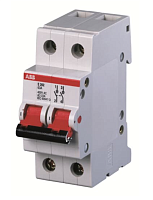 Выключатель нагрузки E202/80r, 2P, 80A, 10kA, 2M ABB