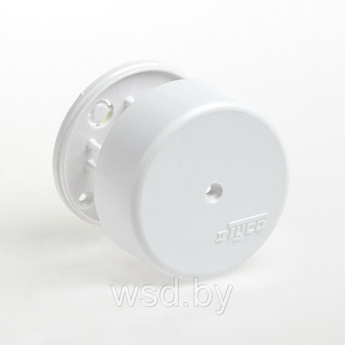 Коробка распаячная RUVinil для о/п, D=62 мм,H=24 мм (2 клемника) белая