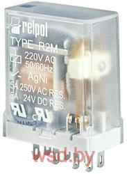 Реле R2M-2012-23-5230, 2CO, 5A(250VAC), 230VAC, для цоколя, IP40