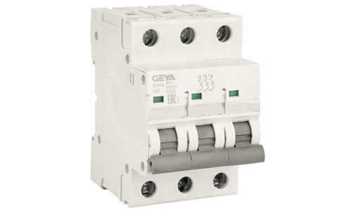Автоматический выключатель GEYA GYM8-3P-32B, 3P, 32A, хар-ка B, 4,5kA, 3M, без подкл. AU8, AL8 Автоматический выключатель GEYA GYM8-3P-32B, 3P, 32A, хар-ка B, 4,5kA, 3M, без подкл. AU8, AL8