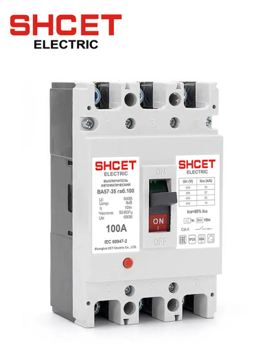 Автоматический выключатель SHСET ВА57-35 габ.100 100А