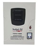Стабилизатор напряжения однофазный электронно-релейный SOLPI-M TDR-N 10000ВА