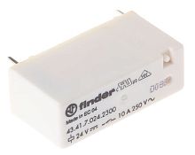 Низкопрофильное реле Finder 434170242300, 1NO, 10A(250VAC/30VDC), 24VDC