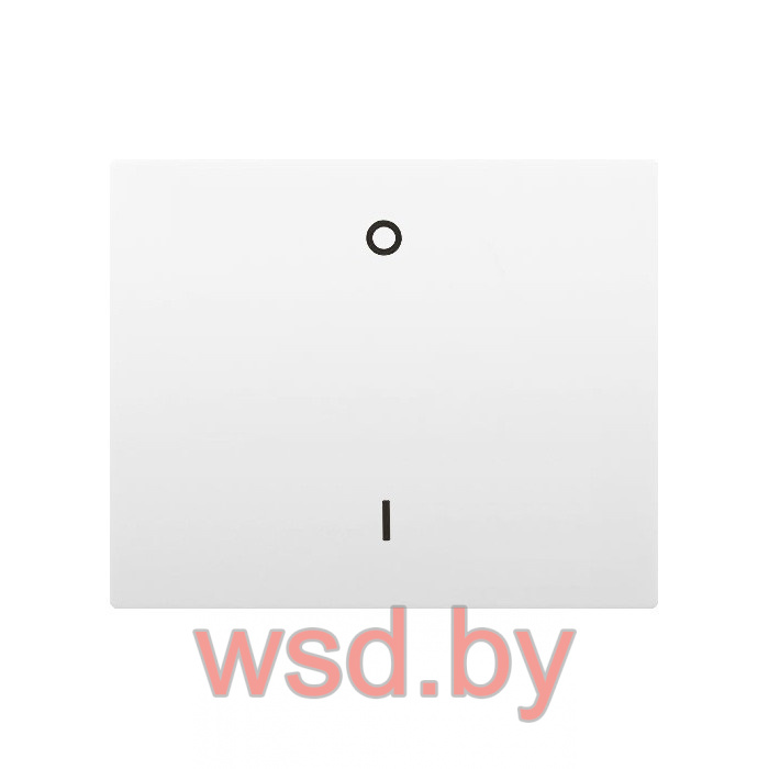 Galea Life - Клавиша для выключателя двухполюсного, Белый. Фото N2
