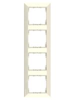 Рамка Mutlusan Daria 4 поста, к механизмам серии 21, вертикальный монтаж, сл.кость