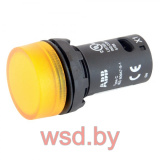 Светосигнальная арматура CL2-523Y, желтая, 230VAC, IP66, 22mm