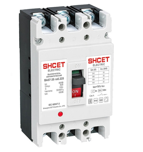 Автоматический выключатель SHСET ВА57-35 габ.225 200А