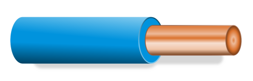 Провод ПуВнг(А) LS 1х0,5 голубой