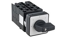 Переключатель Kripal UKT0-6-8282/E, 3P, 20A, тип 0-1-2-3-4, 3NO на 1_4, на дверь, фронт IP65