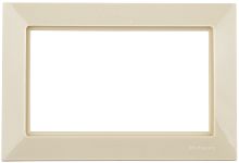 Рамка Mutlusan Candela двойной розетки, к механизмам серии 21, сл.кость