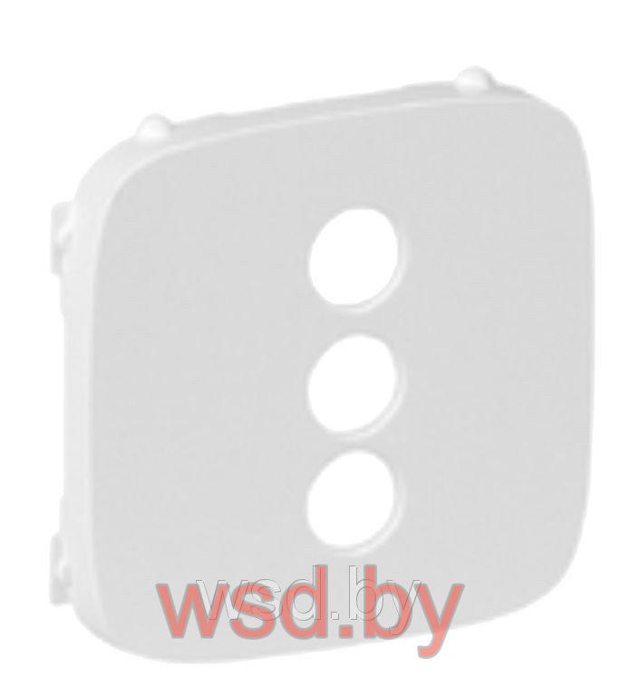 Valena Allure - Лицевая панель для розетки RCA, белая. Фото N2