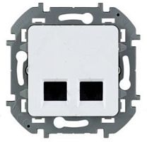 Legrand Inspiria - Розетка 2хRJ-45 UTP CAT6 (белый)