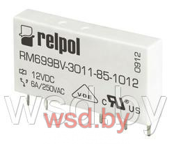 Реле RM699BV-3011-85-1024, 1CO, 6A(250VAC), 24VDC, для печатных плат и цоколя, IP64. Фото N2