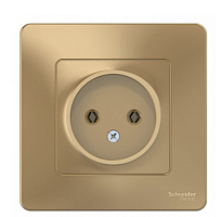 BLANCA Скрытой Установки Розетка без заземления без шторок 16А, 250В, ТИТАН (Schneider Electric) Systeme Electric