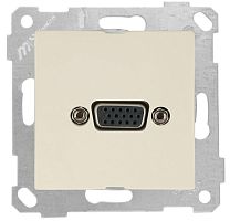 Розетка Mutlusan Rita VGA, слоновая кость
