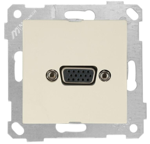 Розетка Mutlusan Rita VGA, слоновая кость