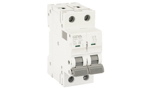 Автоматический выключатель GEYA GYM9HDC-2P-4C, 2P, 4A, ХАР-КА C, 6KA, 250VDC, 2M