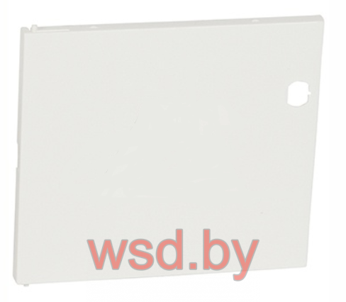 Дверь для навесного щитка Nedbox 8M, белый пластик