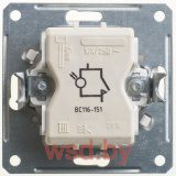 W59 1-клавишный ВЫКЛЮЧАТЕЛЬ с подсветкой, с самовозвратом, 16АХ, механизм, СЛ. КОСТЬ Schneider Electric