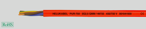 PUR-750 безгалогеновый, с разметкой метража 7G1.5