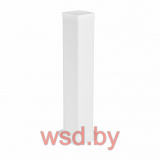 Мини-колонна 0,68m, 4 секции, корпус и крышка из ПВХ, цвет белый