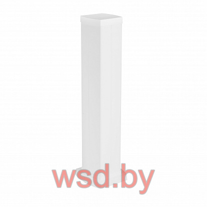 Мини-колонна 0,68m, 4 секции, корпус и крышка из ПВХ, цвет белый