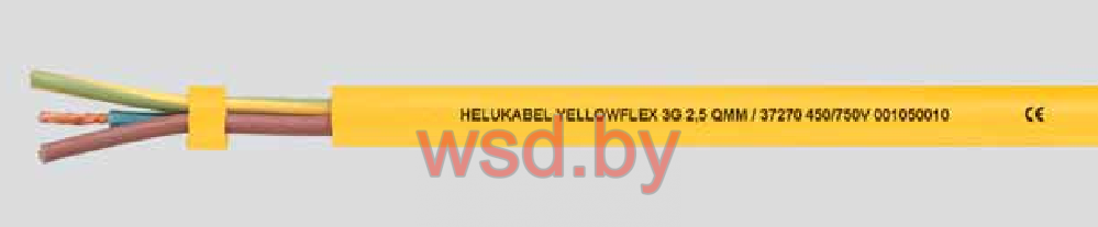 Кабель YELLOWFLEX, 5x2,5