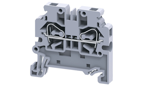 Клемма проходная Connectwell CXS4 /6x45,9mm, пружинная, бок. ввод, 2 присоед., 4(max 6)mm2, 32A, 1000V, серая Клемма проходная Connectwell CXS4 /6x45,9mm, пружинная, бок. ввод, 2 присоед., 4(max 6)mm2, 32A, 1000V, серая