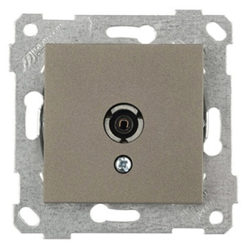 Розетка Mutlusan Rita TV, оконечная, антрацит