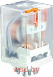 Реле R15-2013-23-5230-WTL, 3CO, 10A(250VAC), 230VAC, мех. инд., тест-кнопка, LED